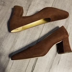 NINE WEST GENUINE LEATHER PUMPS SZ 9M